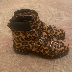 Topshop Leopard Boots